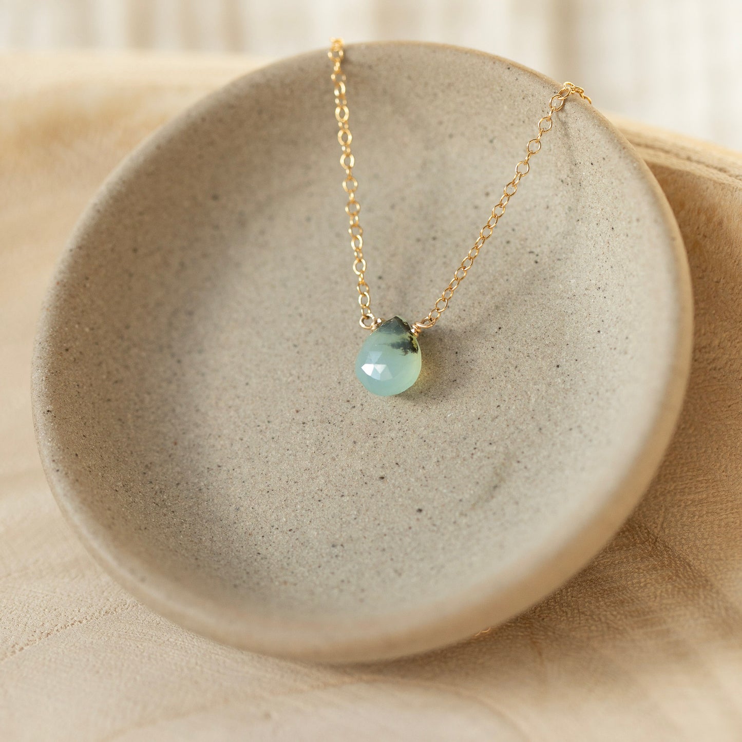 Peruvian Opal Drop Necklace