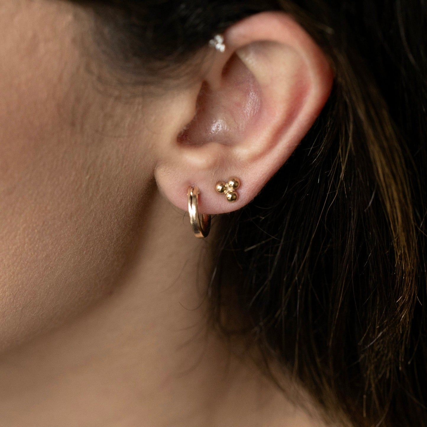 Gold Triangle Studs