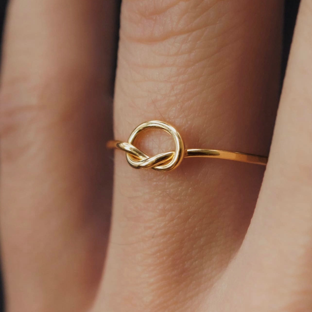 Thick Open Knot Ring