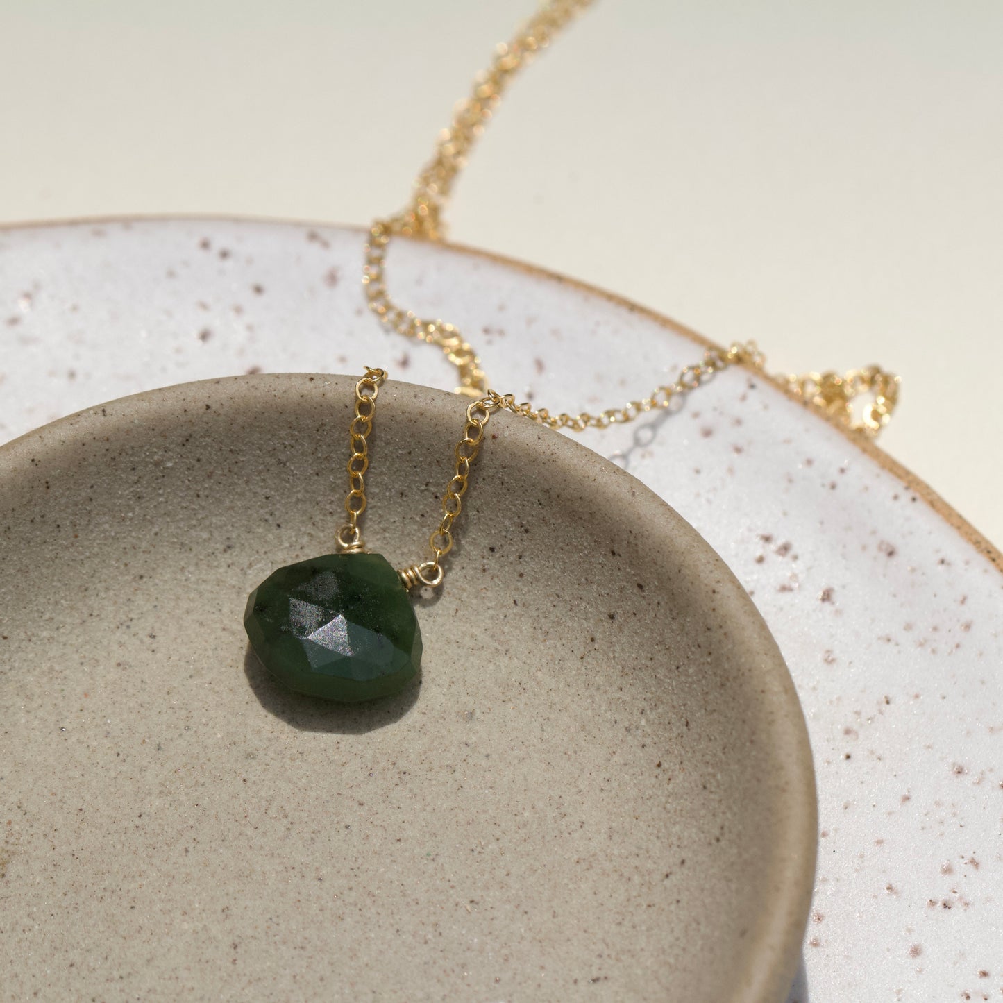 Serpentine Drop Necklace
