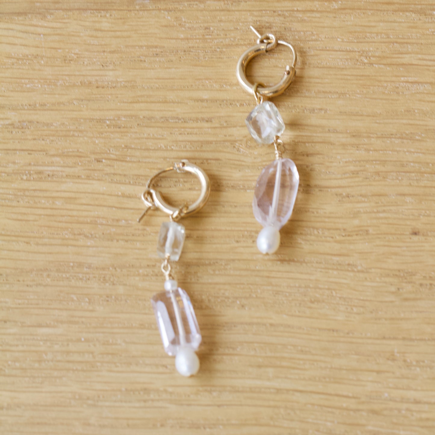 Twilight Dangle Huggie Earrings