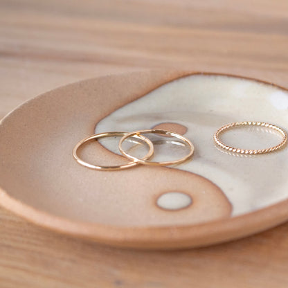 Hammered Stacking Ring