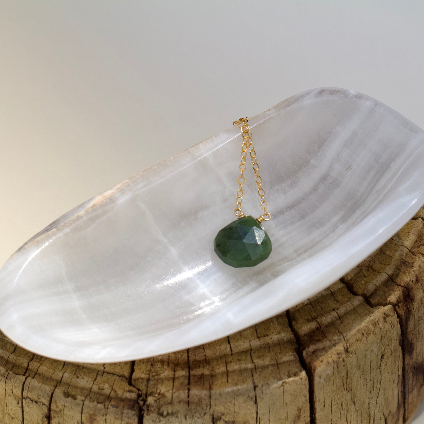 Serpentine Drop Necklace