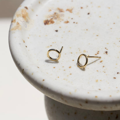 Open Circle Studs