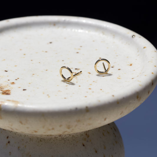Open Circle Studs