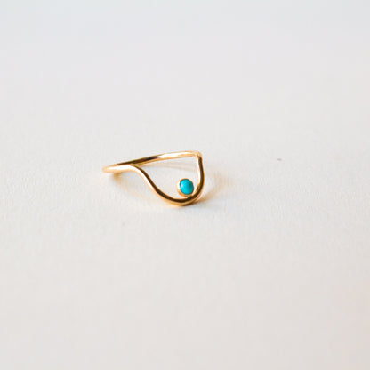 Turquoise Balanced Ring