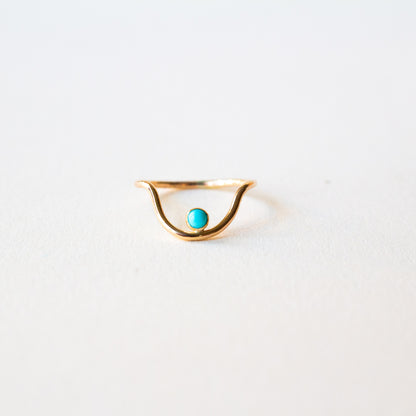 Turquoise Balanced Ring