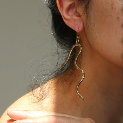 Mismatched Snake Earrings